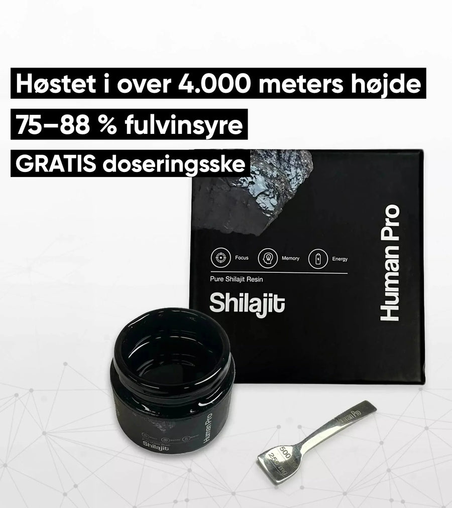Human Pro Shilajit: Høstet i over 4.000 meters højde, 75–88 % fulvinsyre
