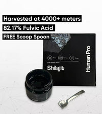 Human Pro Shilajit resin jar, harvested at 4000+ meters, 82.17% fulvic acid
