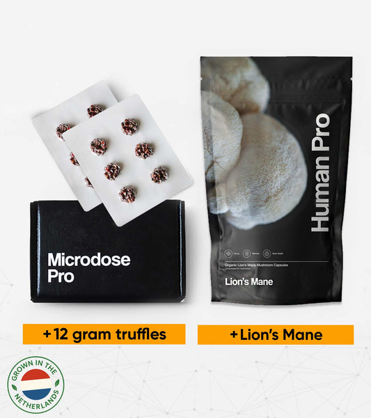 High Vibration Pack - Microdose Pro truffles and Human Pro Lion's Mane