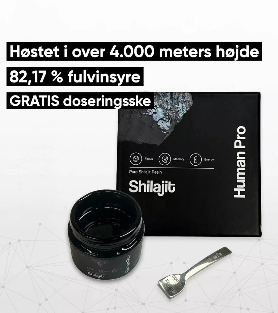 Human Pro Shilajit: Høstet i over 4.000 meters højde, 82,17 % fulvinsyre