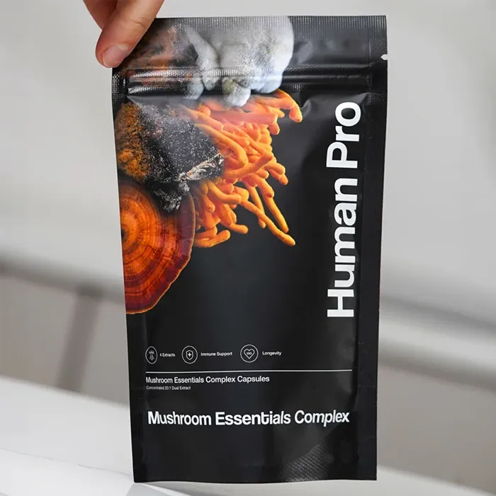 Mushroom Essentials Complex – vooraanzicht van het potje